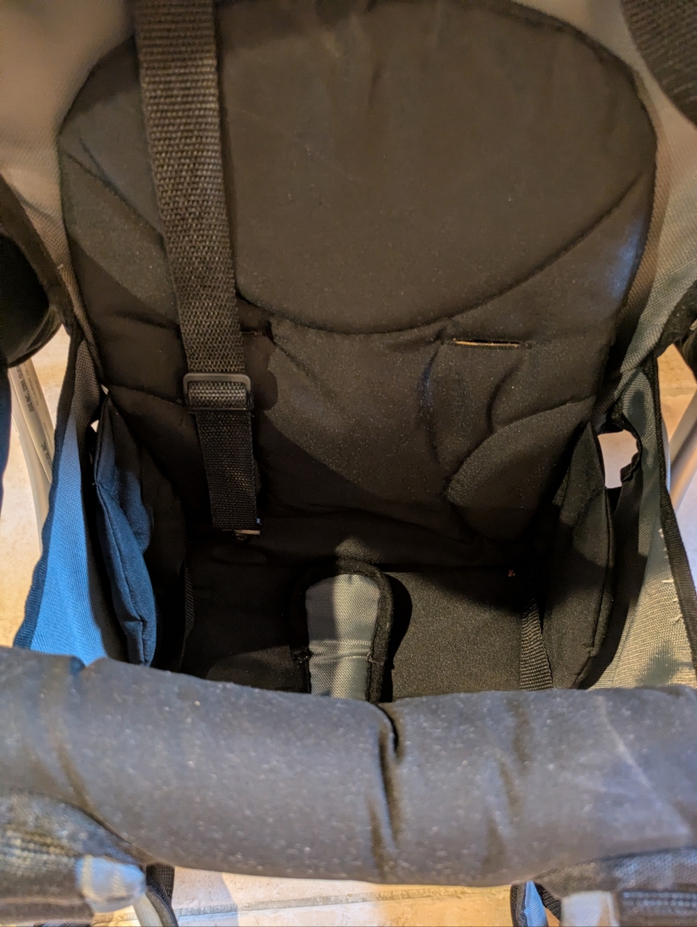 Chicco SmartSupport Backpack Carrier Gray/ Black Aluminum Lightweight - Picture 6 of 11